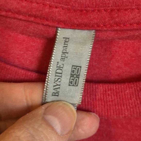 Men’s red cotton New Hampshire T-shirt size XL - Picture 4 of 4